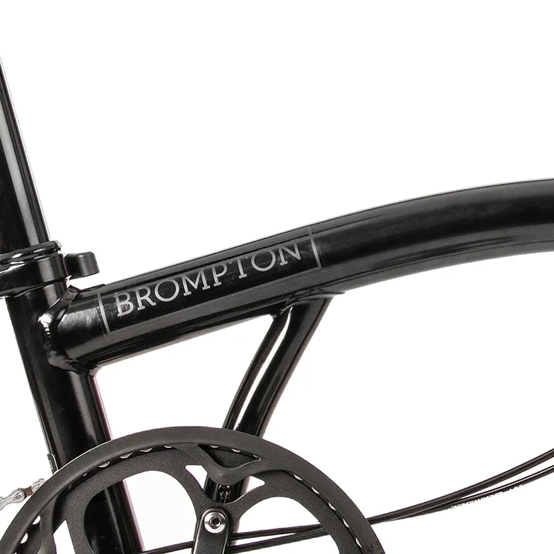 Brompton C-Line Explore Low Bar Black Edition Folding Bike 2022 Black-4